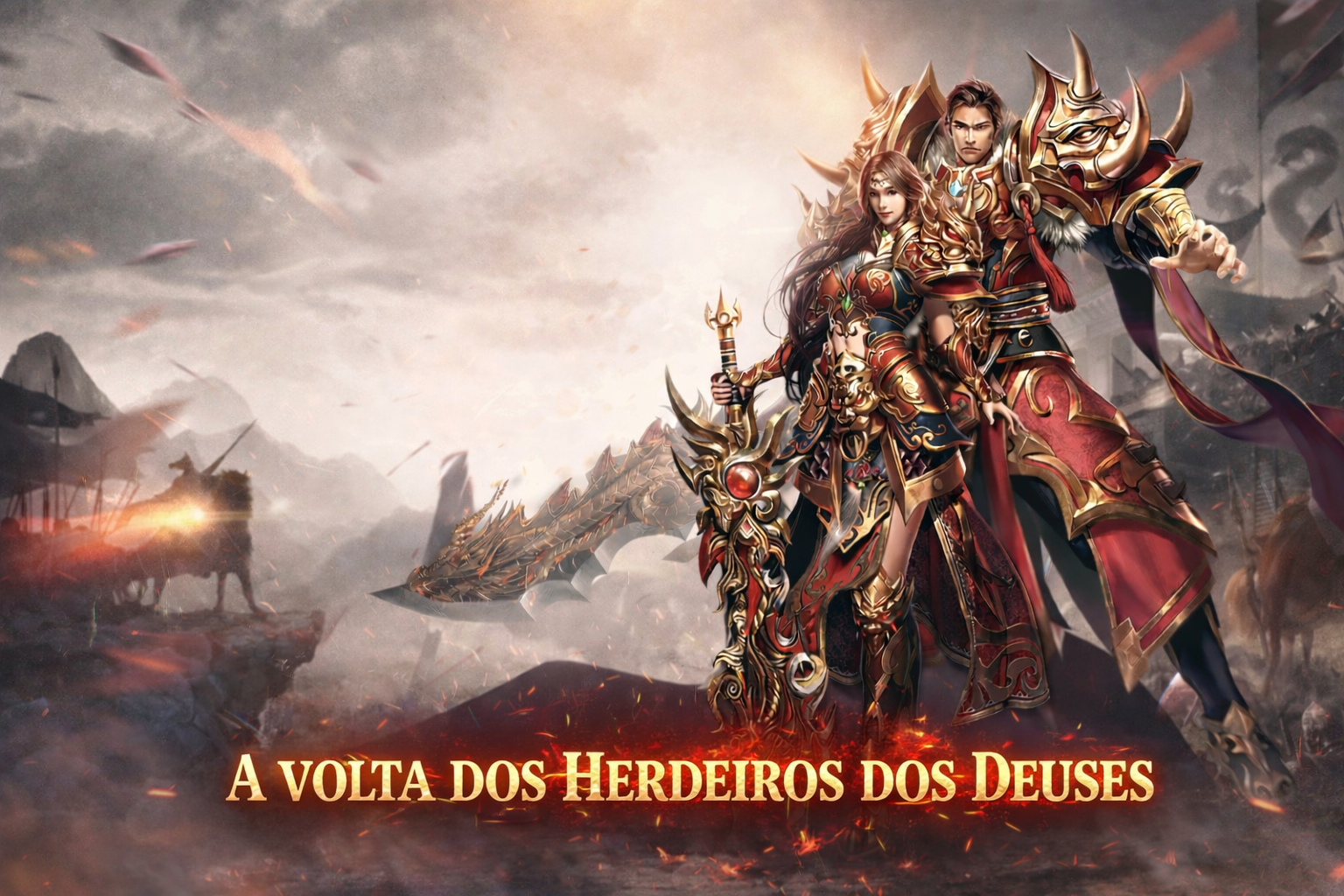 Personagem em batalha